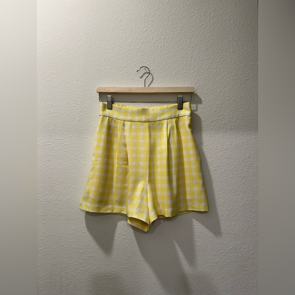 Anthropologie, Hutch Pleated Gingham Shorts